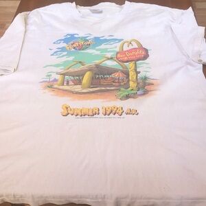 McDonald’s White Flintstones Summer 1994 Graphic Tee